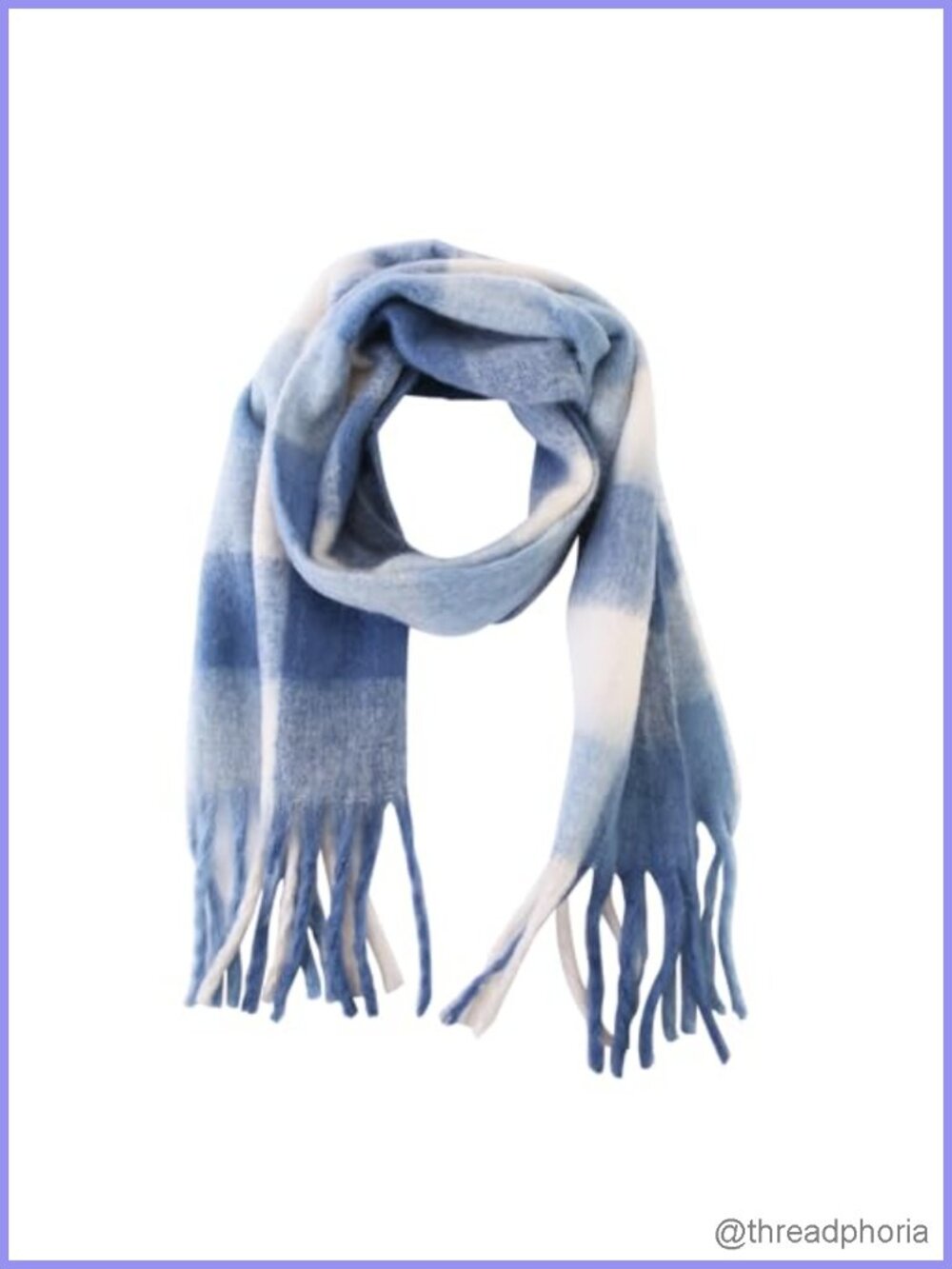 Oversized Rainbow Winter Plaid Shawl Wrap Lightweight Knit Blanket Scarf